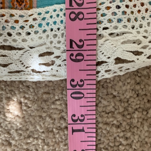 ENTRO dress size medium with crochet EUC - Picture 8 of 9